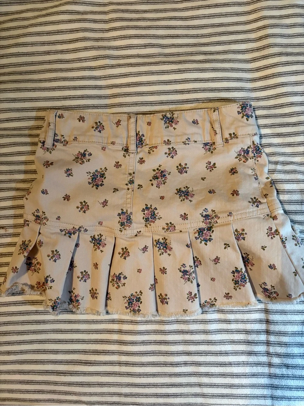 The Children's Place Floral Girls Jean Skort - size 8